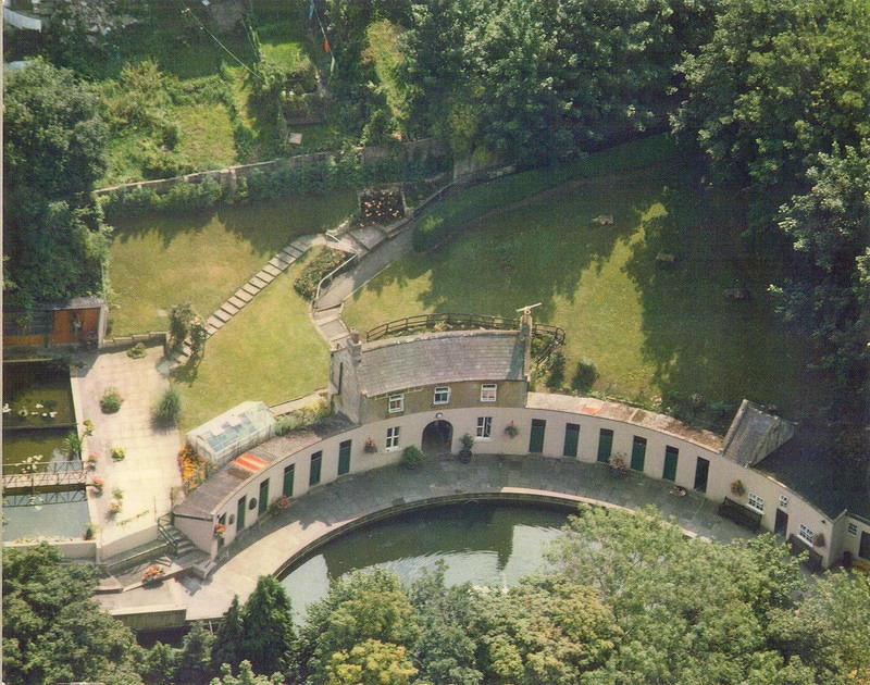 The Cleveland Pools in 1988 whilst in use as a Trout Farm and venue for Cream Teas.
